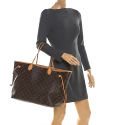 Louis Vuitton Monogram Canvas Neverfull GM Bag