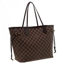 Louis Vuitton Damier Ebene Canvas Neverfull MM Bag