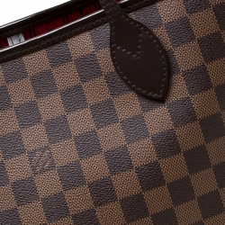 Louis Vuitton Damier Ebene Canvas Neverfull MM Bag