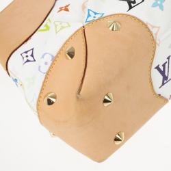 Pre Owned Louis Vuitton White Multicolor Judy MM