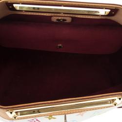 Pre Owned Louis Vuitton White Multicolor Judy MM