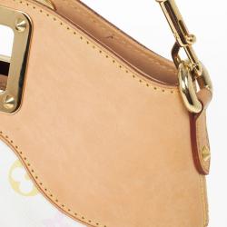 Pre Owned Louis Vuitton White Multicolor Judy MM