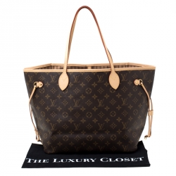 Louis Vuitton Monogram Canvas Neverfull MM NM Bag
