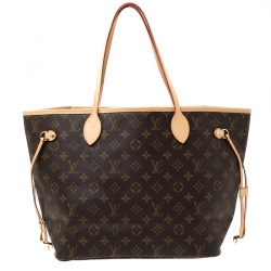Louis Vuitton Monogram Canvas Neverfull MM NM Bag