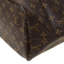 Louis Vuitton Monogram Canvas Neverfull MM NM Bag