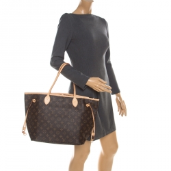 Louis Vuitton Monogram Canvas Neverfull MM NM Bag