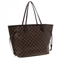 Louis Vuitton Damier Ebene Canvas Neverfull MM Bag