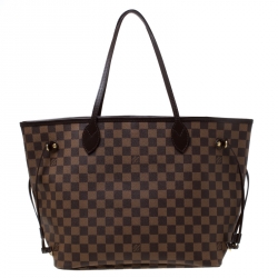 Louis Vuitton Damier Ebene Canvas Neverfull MM Bag