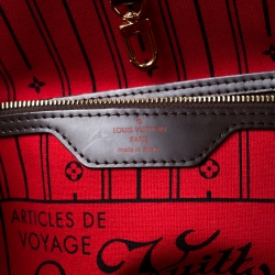Louis Vuitton Damier Ebene Canvas Neverfull MM Bag