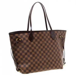 Louis Vuitton Damier Ebene Canvas Neverfull MM Bag