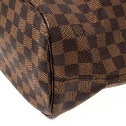 Louis Vuitton Damier Ebene Canvas Neverfull MM Bag