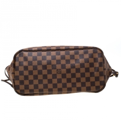 Louis Vuitton Damier Ebene Canvas Neverfull MM Bag
