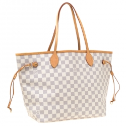 Louis Vuitton Damier Azur Canvas Neverfull MM Bag