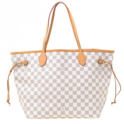 Louis Vuitton Damier Azur Canvas Neverfull MM Bag