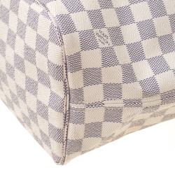 Louis Vuitton Damier Azur Canvas Neverfull MM Bag