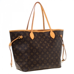 Louis Vuitton Pivoine Monogram Canvas Neverfull MM NM Bag
