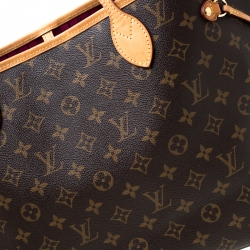 Louis Vuitton Pivoine Monogram Canvas Neverfull MM NM Bag