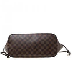 Louis Vuitton Damier Ebene Canvas Neverfull MM Bag