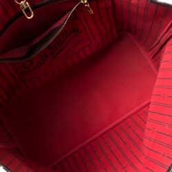 Louis Vuitton Damier Ebene Canvas Neverfull MM Bag