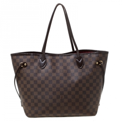 Louis Vuitton Damier Ebene Canvas Neverfull MM Bag