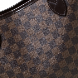 Louis Vuitton Damier Ebene Canvas Neverfull MM Bag