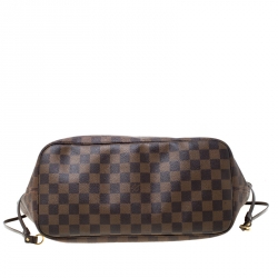 Louis Vuitton Damier Ebene Canvas Neverfull MM Bag