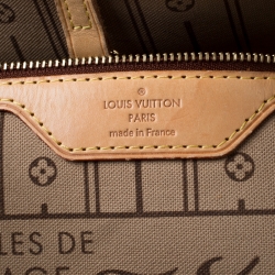 Louis Vuitton Monogram Canvas Neverfull MM Bag