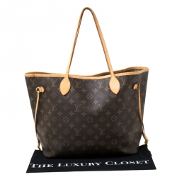 Louis Vuitton Monogram Canvas Neverfull MM Bag