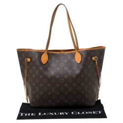 Louis Vuitton Monogram Canvas Neverfull MM Bag
