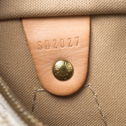Pre Owned Louis Vuitton Damier Azur Speedy 25 