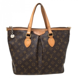 Pre Owned Louis Vuitton Monogram Canvas Palermo Tote PM