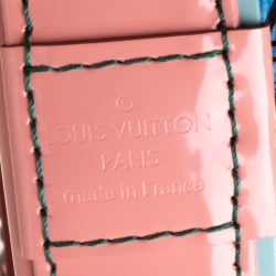 مملوكة مسبقًا حقيبة لوي فيتون ألما ازتيك جلد أيبي زرقاء PM