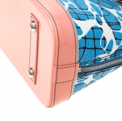 مملوكة مسبقًا حقيبة لوي فيتون ألما ازتيك جلد أيبي زرقاء PM