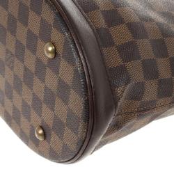 Pre Owned Louis Vuitton Damier Ebene Marais Petite Bucket Tote