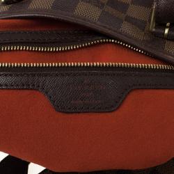 Pre Owned Louis Vuitton Damier Ebene Marais Petite Bucket Tote