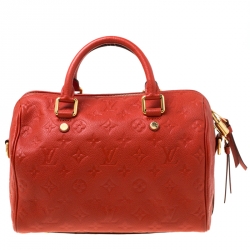 مملوكة مسبقًا Louis Vuitton Orient Monogram Empreinte Leather Speedy Bandouliere 25 Bag