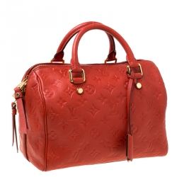مملوكة مسبقًا Louis Vuitton Orient Monogram Empreinte Leather Speedy Bandouliere 25 Bag