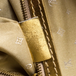 Pre Owned حقيبة لوي فيتون لوكيت جلد سوهالي ذهبية MM