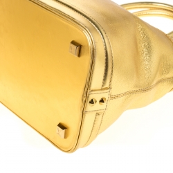 Pre Owned حقيبة لوي فيتون لوكيت جلد سوهالي ذهبية MM