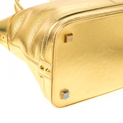 Pre Owned حقيبة لوي فيتون لوكيت جلد سوهالي ذهبية MM