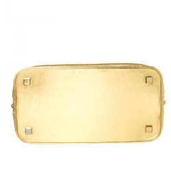 Pre Owned حقيبة لوي فيتون لوكيت جلد سوهالي ذهبية MM