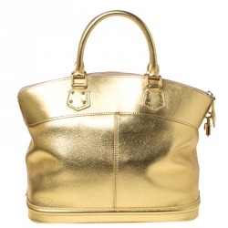 Pre Owned حقيبة لوي فيتون لوكيت جلد سوهالي ذهبية MM