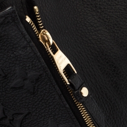 Pre Owned Louis Vuitton Black Monogram Empreinte Leather Curieuse Compact Wallet
