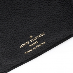 Pre Owned Louis Vuitton Black Monogram Empreinte Leather Curieuse Compact Wallet