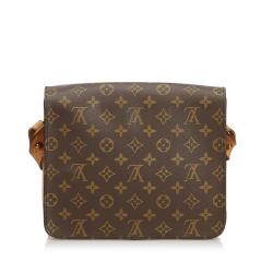 Pre Owned Louis Vuitton Monogram Canvas Cartouchiere GM
