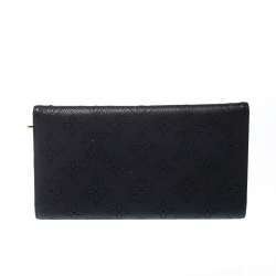 مملوكة مسبقًا محفظة لوي فيتون اميليا جلد ماهينا مونوغرامي أسود