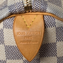 Pre Owned Louis Vuitton Damier Azur Canvas Speedy 30 Bag