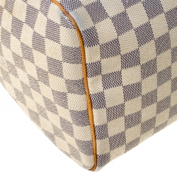 Pre Owned Louis Vuitton Damier Azur Canvas Speedy 30 Bag
