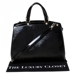 مملوكة مسبقًا حقيبة لوي فيتون بريه جلد أيبي أليكتريك سوداء GM