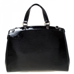 مملوكة مسبقًا حقيبة لوي فيتون بريه جلد أيبي أليكتريك سوداء GM